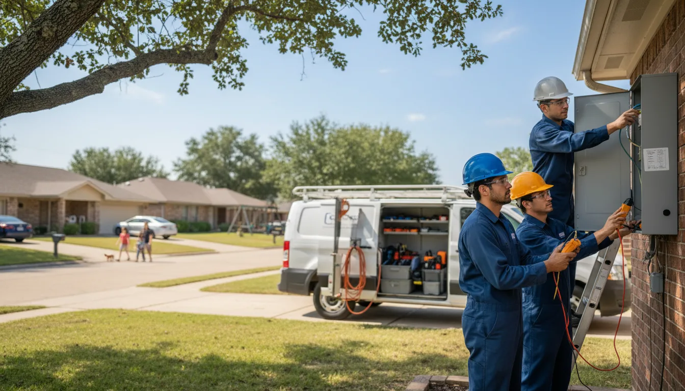 Certified electrician providing emergency electrical services in Phillips, NE